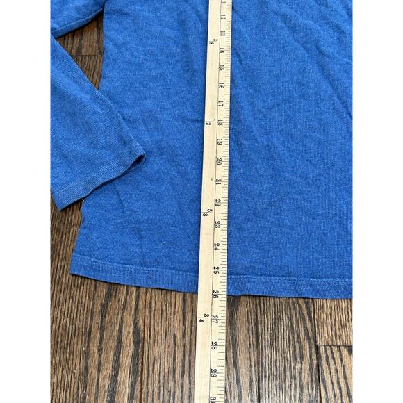 Patagonia Men's Blue Organic Cotton Raglan Sleeve Pullover Sweatshirt Size M - Picture 9 of 10